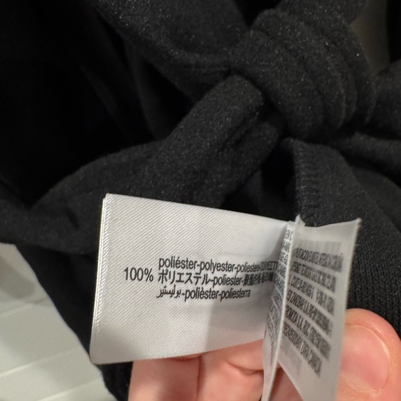 Zara black hooded wrap coat - Picture 6 of 8